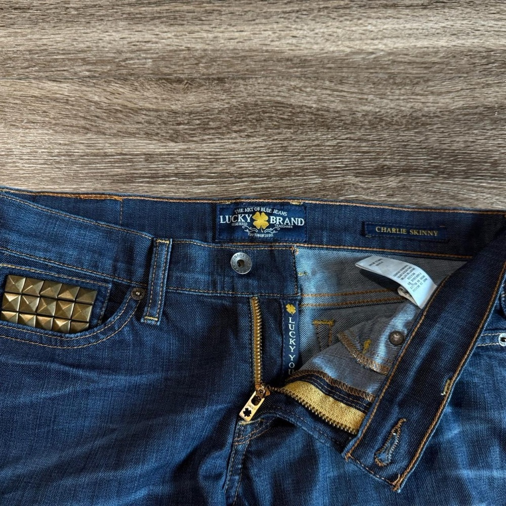 Lucky Brand Women's Dark Blue Skinny Jeans